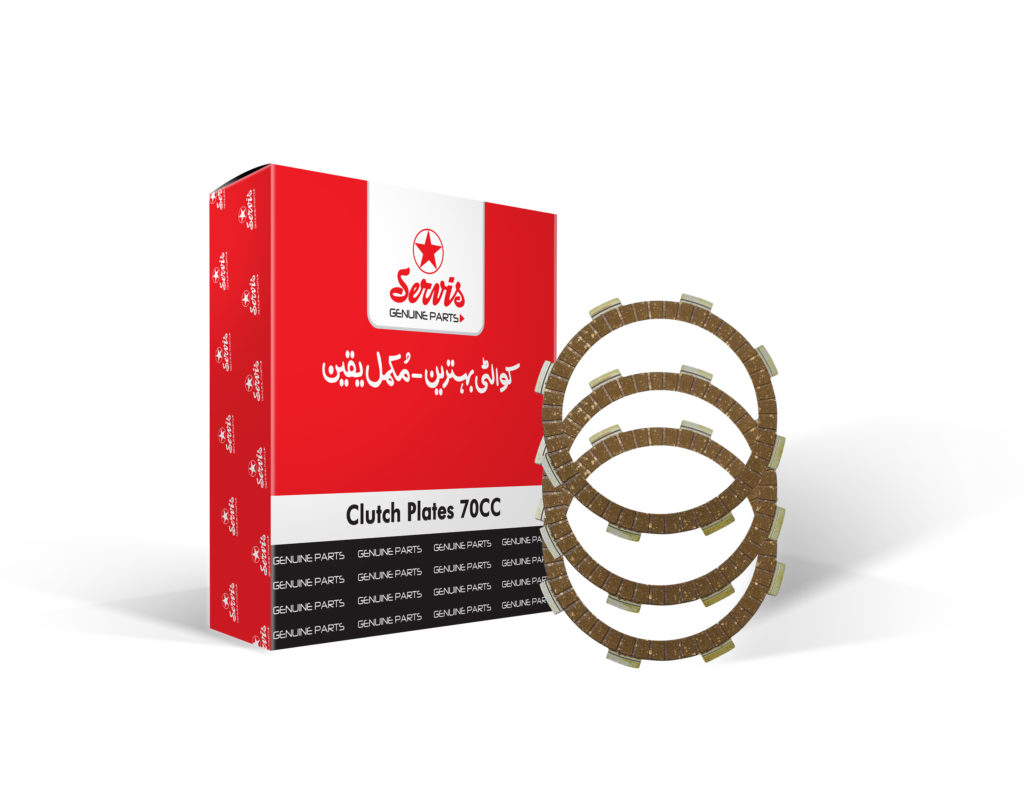 Clutch Plates 70 CC (2 Pcs) Servis Tyres